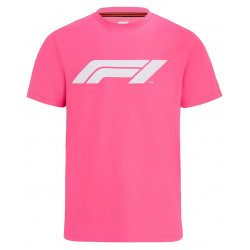 Large Formula 1 Logo T-Shirt (Pink)
