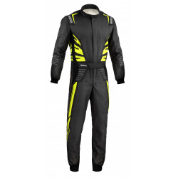 FIA racing suit SPARCO INFINITY 5.0 TG, grey/yellow