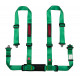 Seatbelts and accessories 4 point safety belts RACES Classic series, 2" (50mm), green | races-shop.com