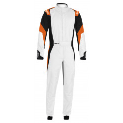 FIA race suit Sparco COMPETITION (R567) white/black/orange