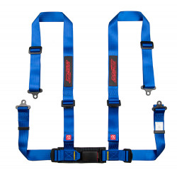 4 point safety belts RACES Classic series, 2" (50mm), blue