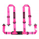 Seatbelts and accessories 4 point safety belts RACES Classic series, 2" (50mm), pink | races-shop.com