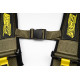 Seatbelts and accessories 5 point safety belts RACES Motorsport series, 3" (76mm), olive | races-shop.com