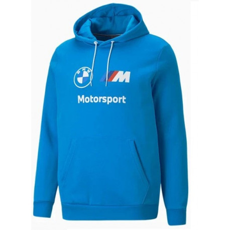 Hoodies and jackets Puma BMW Motorsport MMS Essentials hoodie, blue | races-shop.com