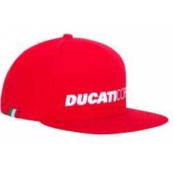 Ducati Racing flat cap, red