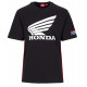 T-shirts HRC Honda Wing T-shirt, black | races-shop.com