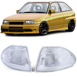 Turn signal White Pair Left Right for Opel Astra F 91-98