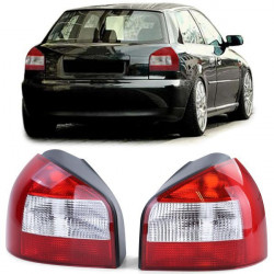 Taillights facelift optics red white pair for Audi A3 8L pre facelift 96-00