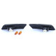 Lighting Clear glass side turn signal black fits BMW 3 Series E36 to 96 + 5 Series E34 88-95 | races-shop.com