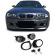 Lighting Clear glass fog light HB4 with holder pair suitable for BMW E39 M5 E46 M3 | races-shop.com