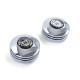 Mirrors and mirror covers Mirror adjustment knobs chrome Wolfsburg Edition for VW Golf 3 Vento 91-97 Polo 6N | races-shop.com
