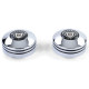 Mirrors and mirror covers Mirror adjustment knobs chrome Wolfsburg Edition for VW Golf 3 Vento 91-97 Polo 6N | races-shop.com