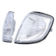 Lighting Turn signal White Left Right Pair for Mercedes S Class W140 91-94 | races-shop.com