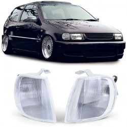 Turn signal White Pair Left Right for VW Polo 6N 94-99