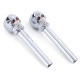 Body kit and visual accessories Skull door tiller chrome pair for VW Golf 1 2 3 Jetta 1 2 Vento Polo 2 3 4 | races-shop.com