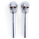 Body kit and visual accessories Skull door tiller chrome pair for VW Golf 1 2 3 Jetta 1 2 Vento Polo 2 3 4 | races-shop.com
