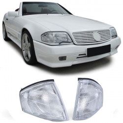 Turn signal white pair for Mercedes SL R129 89-01