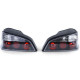 Lighting Clear Glass Taillights Black Smoke Right Left Fits Peugeot 106 96-03 | races-shop.com