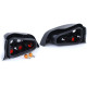 Lighting Clear Glass Taillights Black Smoke Right Left Fits Peugeot 106 96-03 | races-shop.com