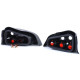 Lighting Clear Glass Taillights Black Smoke Right Left Fits Peugeot 106 96-03 | races-shop.com