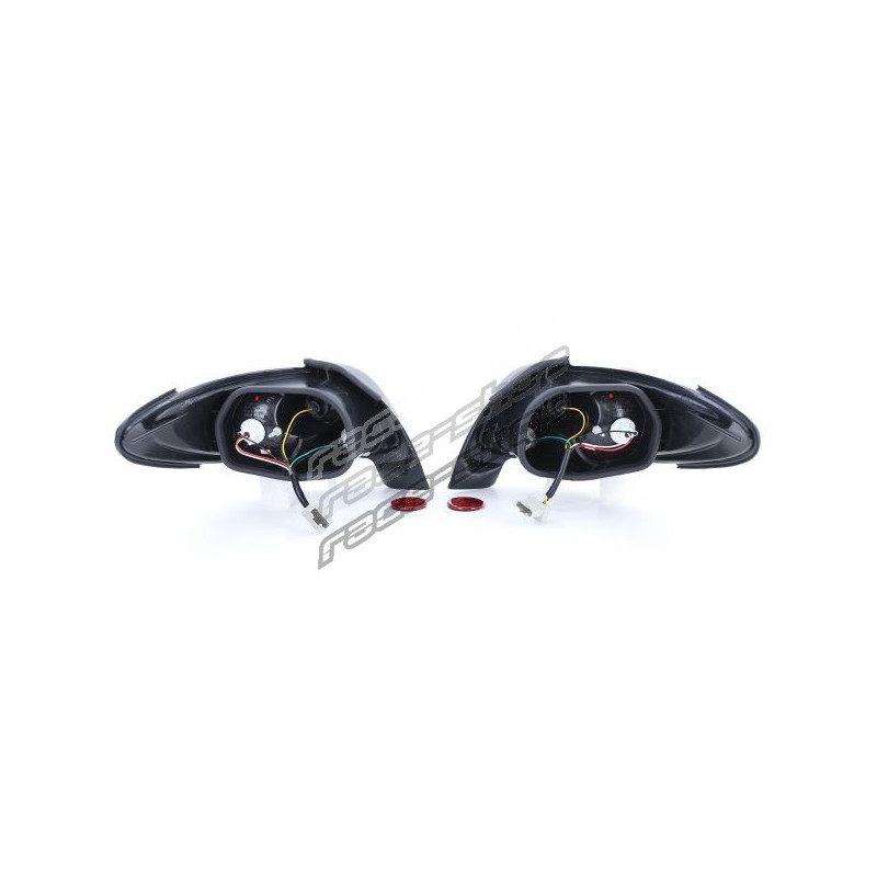LT LED Halo Ring Headlights Peugeot 206 206CC CC Cabrio SW Break Chrome H7 LHD main image 0