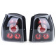 Lighting Clear glass taillights black for VW Lupo + Seat Arosa | races-shop.com