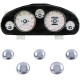 Body kit and visual accessories Speedometer needle covers stainless steel mirror polished for Mazda MX5 NA 89-98 | races-shop.com