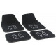 Universal Car velour floor mats Iron Cross universal 4-piece | races-shop.com