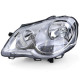 Lighting RACES headlight for VW Polo 9N3 05-09 (with motor, H7/H1), left | races-shop.com