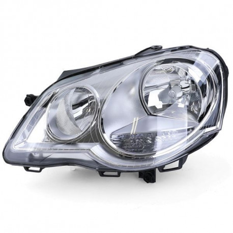 Lighting Headlight H7 H1 Left with engine for VW Polo 9N3 05-09 | races-shop.com