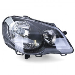 RACES headlight (GTI) for VW Polo 9N3 05-09, black, right
