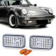 Lighting Clear glass side indicators chrome for Porsche 911 924 944 964 993 | races-shop.com