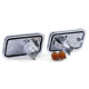 Lighting Clear glass side indicators chrome for Porsche 911 924 944 964 993 | races-shop.com