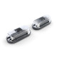 Lighting Clear glass side indicators Black Chrome Black Smoke for VW Golf 3 Vento Passat 35i | races-shop.com