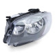 Lighting RACES headlight for BMW 1ER E81 E82 E87 E88 07 (H7), black, left | races-shop.com