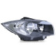 Lighting RACES headlight for BMW 1ER E81 E82 E87 E88 07 (H7), black, right | races-shop.com