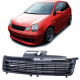 Body kit and visual accessories Sport grille grill without emblem black for VW Polo 9N 01-05 | races-shop.com