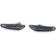 Lighting RACES LED side indicators for BMW E46 E60 E61 X3 E83, black-smoke | races-shop.com
