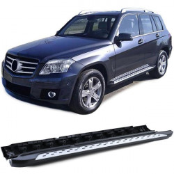 RACES running boards for Mercedes GLK X204 08-15, aluminium