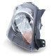 Lighting Headlight H4 Black with engine Right for Ford Fiesta JH JD 05-07 | races-shop.com
