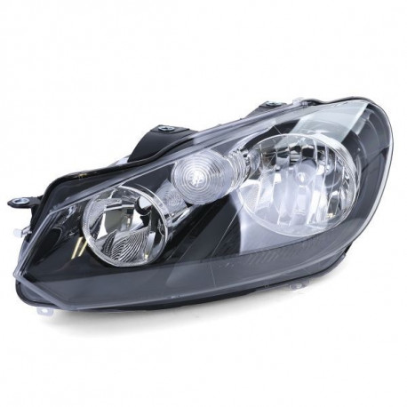 Lighting RACES headlight for VW Golf 6 VI 1K 08-14 (with motor, H7/H15), left | races-shop.com