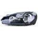 Lighting RACES headlight for VW Golf 6 VI 1K 08-14 (with motor, H7/H15), left | races-shop.com