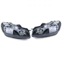 RACES headlights for VW Golf 6 VI 1K 08-14 (with motor, H7/H15)