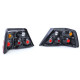 Lighting Taillights Red Black Pair for Mercedes W124 Sedan Coupe Convertible 85-93 | races-shop.com