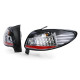 Lighting Led taillights black chrome for Peugeot 206 3+5türer from 98 | races-shop.com