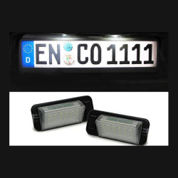 RACES LED license plate lights for BMW 3ER E36, white