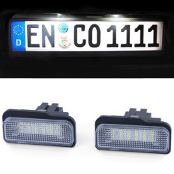 RACES LED license plate lights for Mercedes C219 R171 W211 W203, white