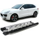 Body kit and visual accessories Aluminum running boards flank protection OE style with ABE !! for Porsche Cayenne II | races-shop.com