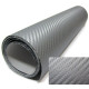 Gaffer tapes and anti- slip tapes 3D carbon film silver self-adhesive 30cmx153cm | races-shop.com