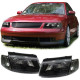 Lighting Black headlights with turn signal right left fit for VW Passat 3B 96-00 | races-shop.com